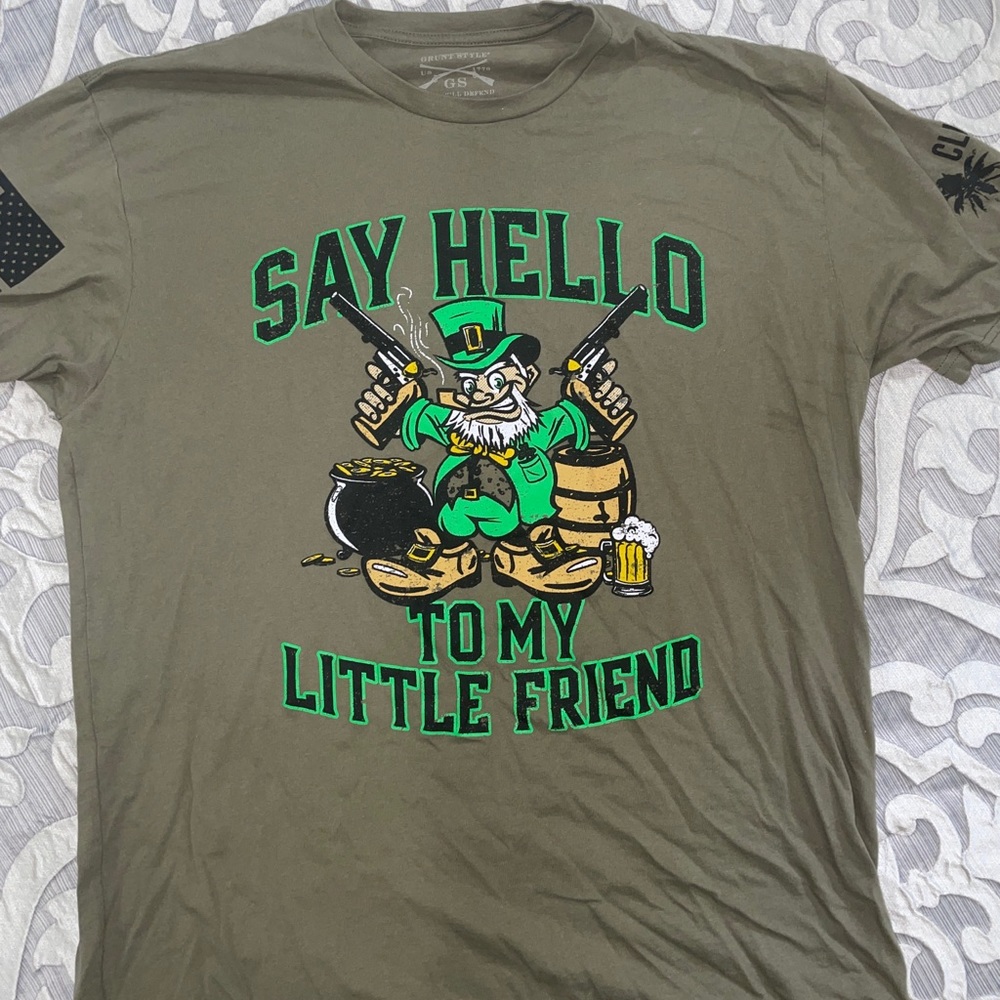 Green Grunt Style T Shirt
